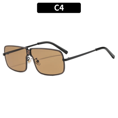 Geometrische stilvolle quadratische Sonnenbrille