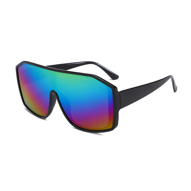 Damen Modische Oversized-Sonnenbrille im futuristischen Design Brehn
