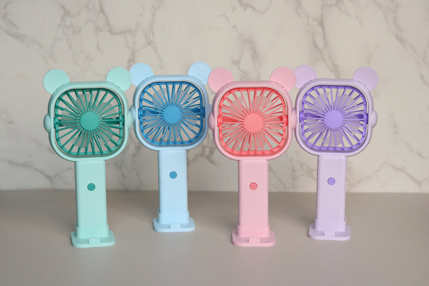 Unisex Tragbarer Mini-Ventilator mit ergonomischem Design und Tierohren Brehn