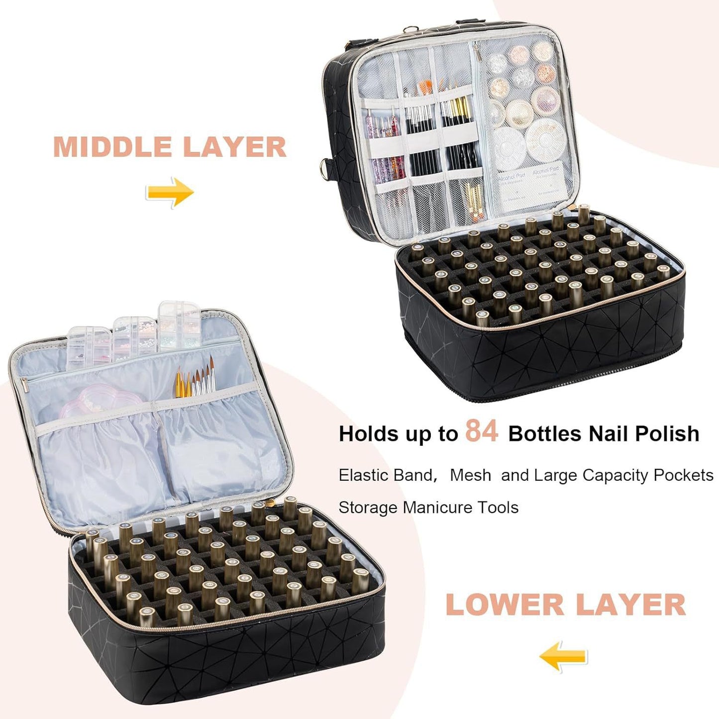 Kosmetik-Organizer mit Mehreren Modularen Fächern Brehn