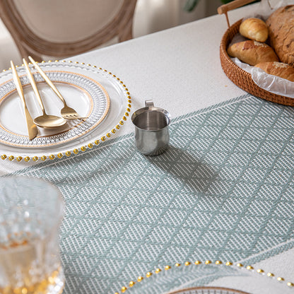 Elegante geometrische Tischdecke