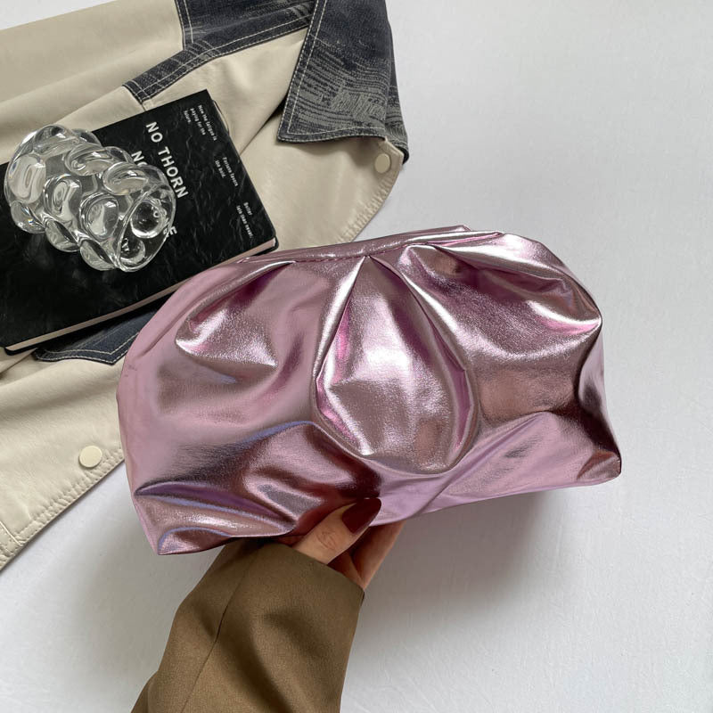 WoStylish Texturierte Handheld Clutch Brehn