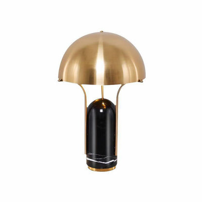 Moderne skulpturale Tischlampe mit Marmorbasis