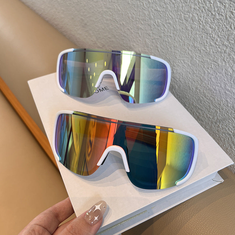 Herren Aerodynamischer Shield Sonnenbrille Brehn