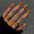 Kunstnagelset mit Halloween-Motiv und Glitzer Brehn