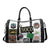 Stylische Patchwork-Wochenend-Duffel