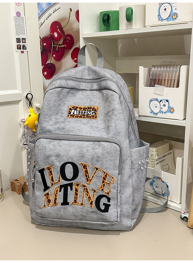 Chic lässiger Canvas-Rucksack Brehn