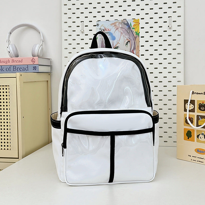Zeitgenössischer Transparenter Schulrucksack