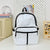 Zeitgenössischer Transparenter Schulrucksack