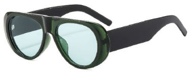 Zeitgenössische Überdimensionierte Schildbrille Brehn