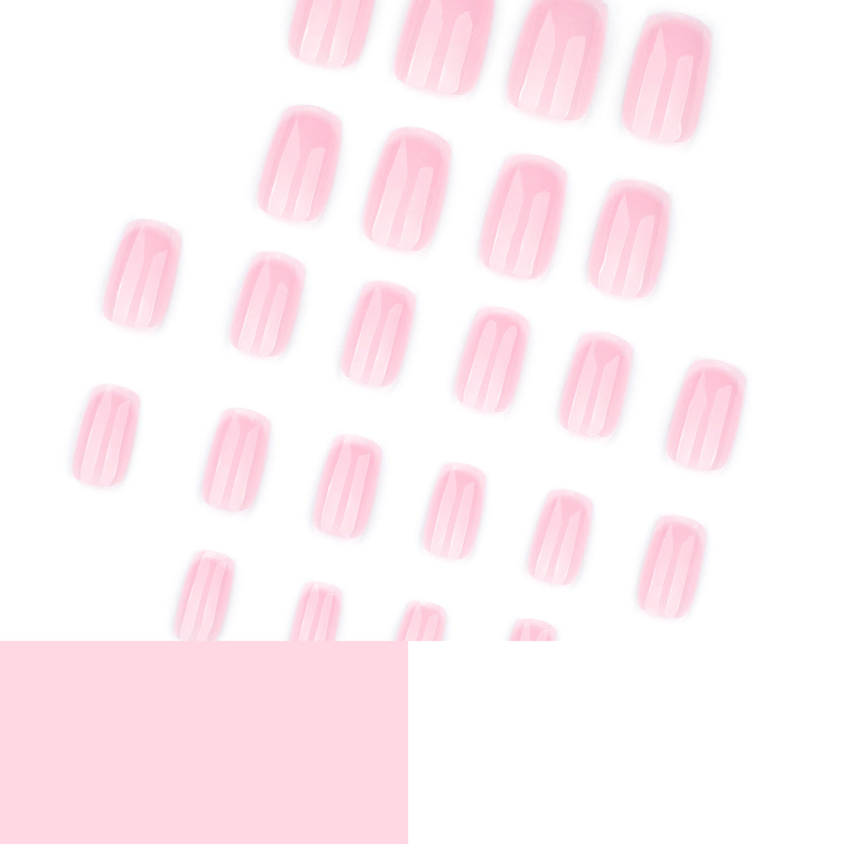 Künstliche Nagelverlängerungen mit elegantem Ombre-Effekt Brehn