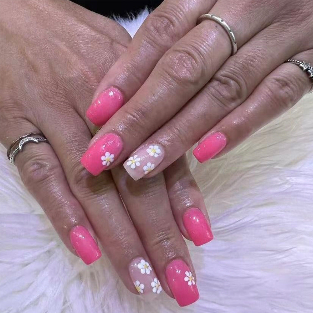 Floral Verziertes Gel-Nagelkunst-Set Brehn