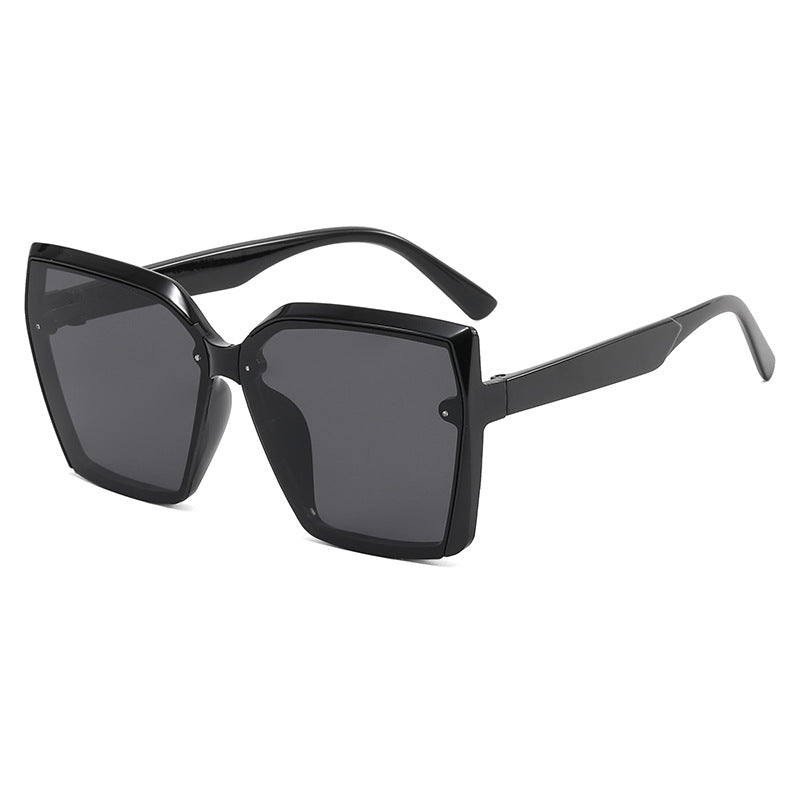 Damen Oversized Sonnenbrille mit modernem Schildpatt-Design Brehn