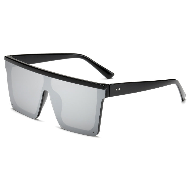Damen modische visuelle Sonnenbrille mit breitem Rahmen Brehn