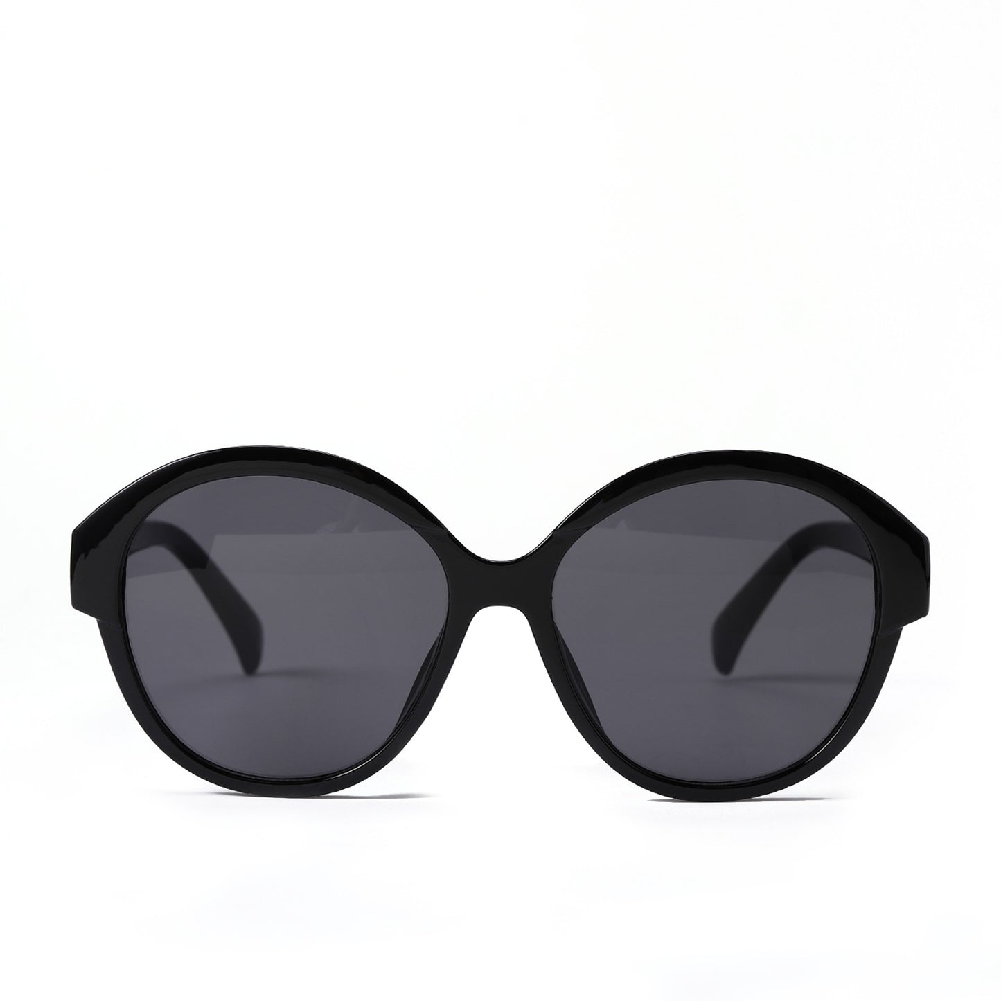 Damen runde modische Sonnenbrille mit auffälligem Leopardenmuster Brehn