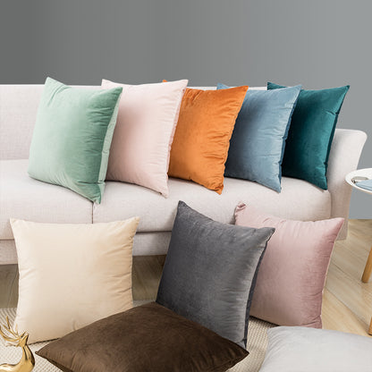 Damen Premium Sofakissen mit weichem Samtbezug Brehn
