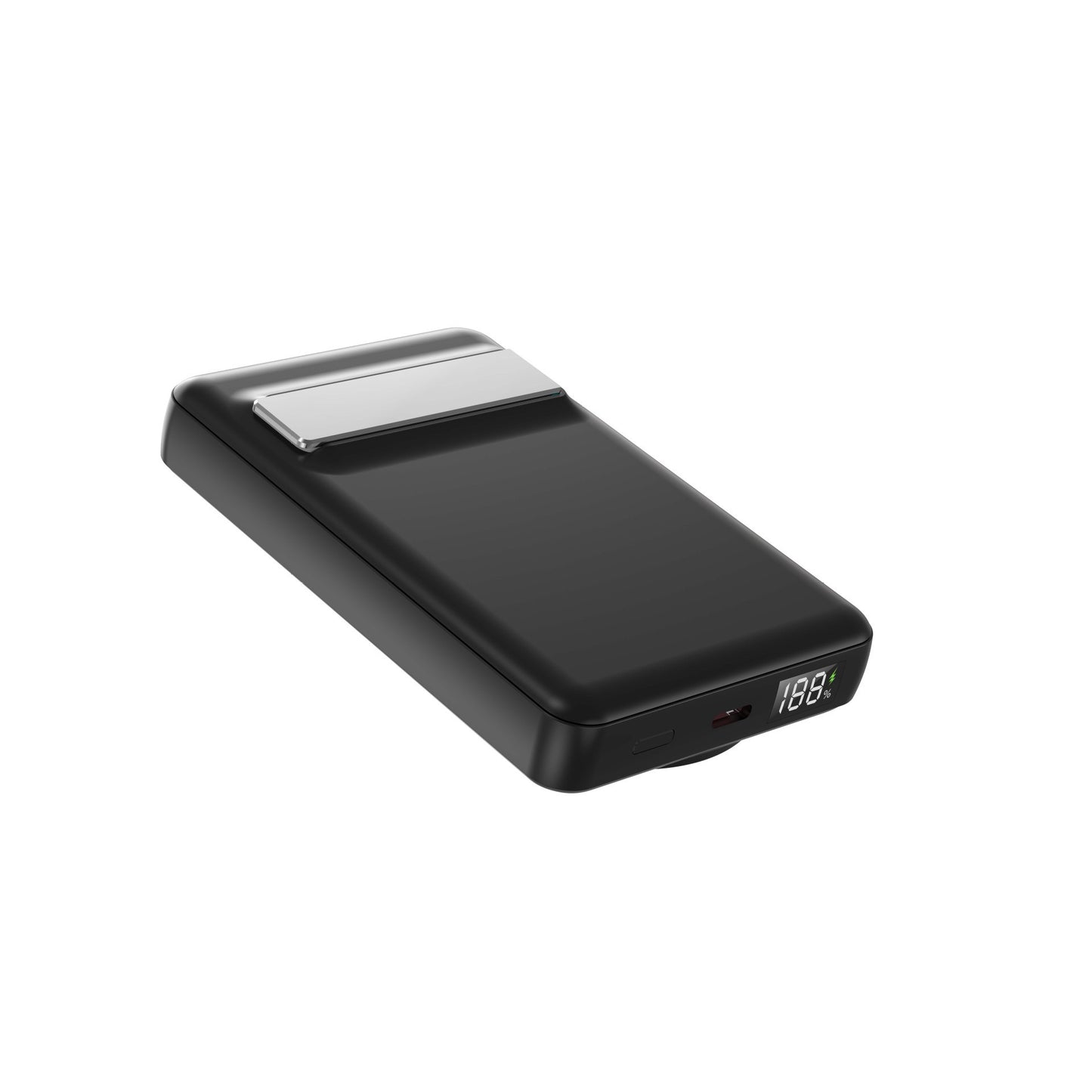 Tragbare Powerbank mit Multifunktionaler Led-Anzeige und Integriertem Kabelmanagement Brehn