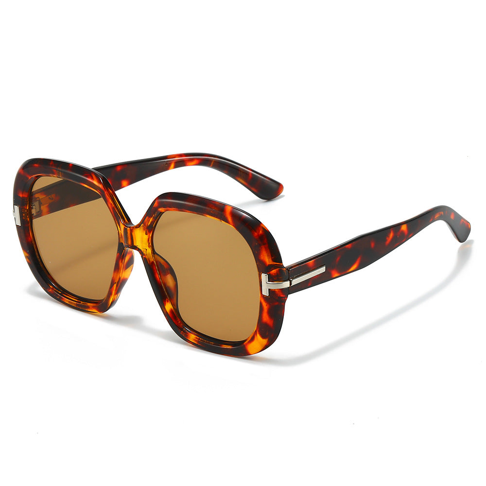 Oversized Schildpatt-Sonnenbrille Brehn