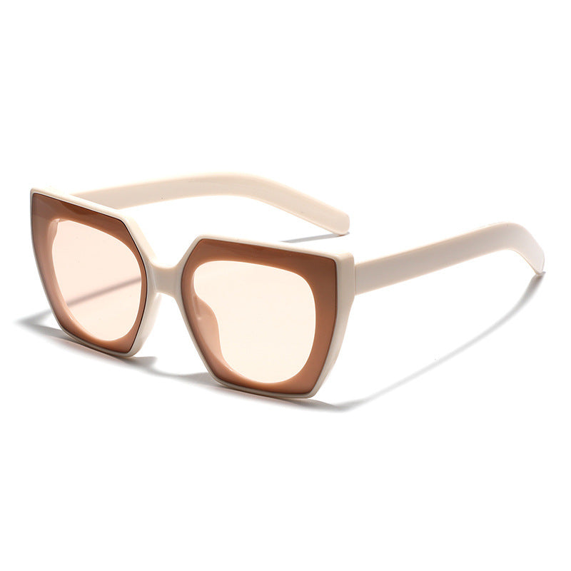 Damen großzügige quadratische Sonnenbrille mit stilvollem Design Brehn