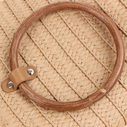 Geflochtene Tragetasche mit Innovativem Ringgriff Brehn