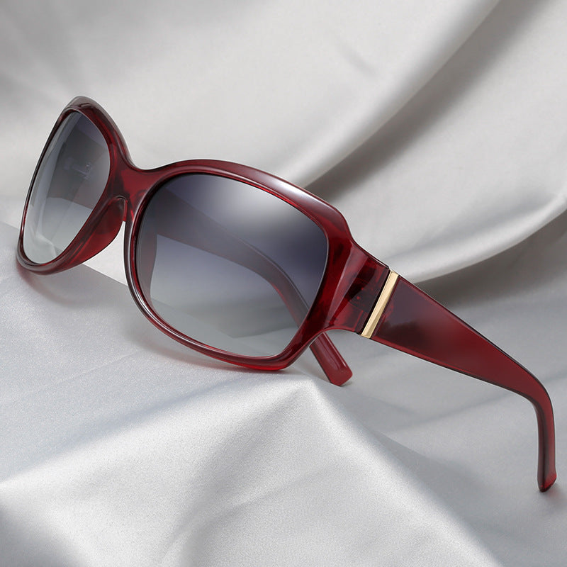 Damen stilvolle oversized Sonnenbrille mit elegantem Muster Brehn