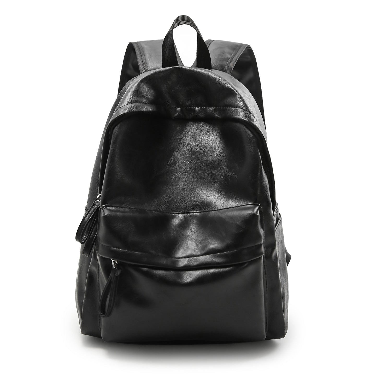 Vintage Faux-Leder-Rucksack