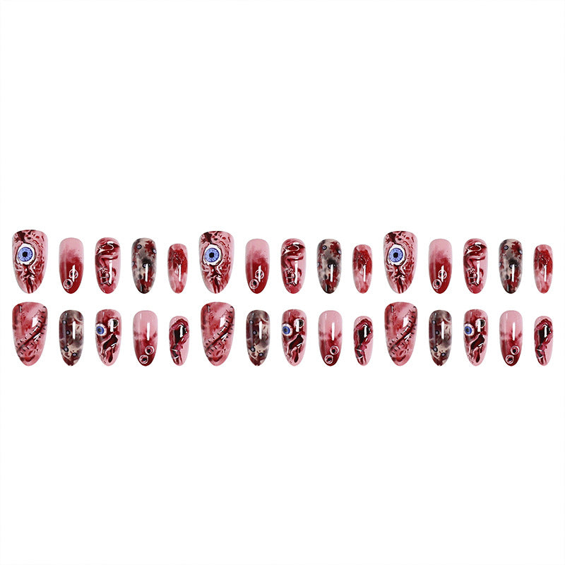 Kreatives Kunstnagelset mit einzigartigen, künstlerischen Akzenten Brehn