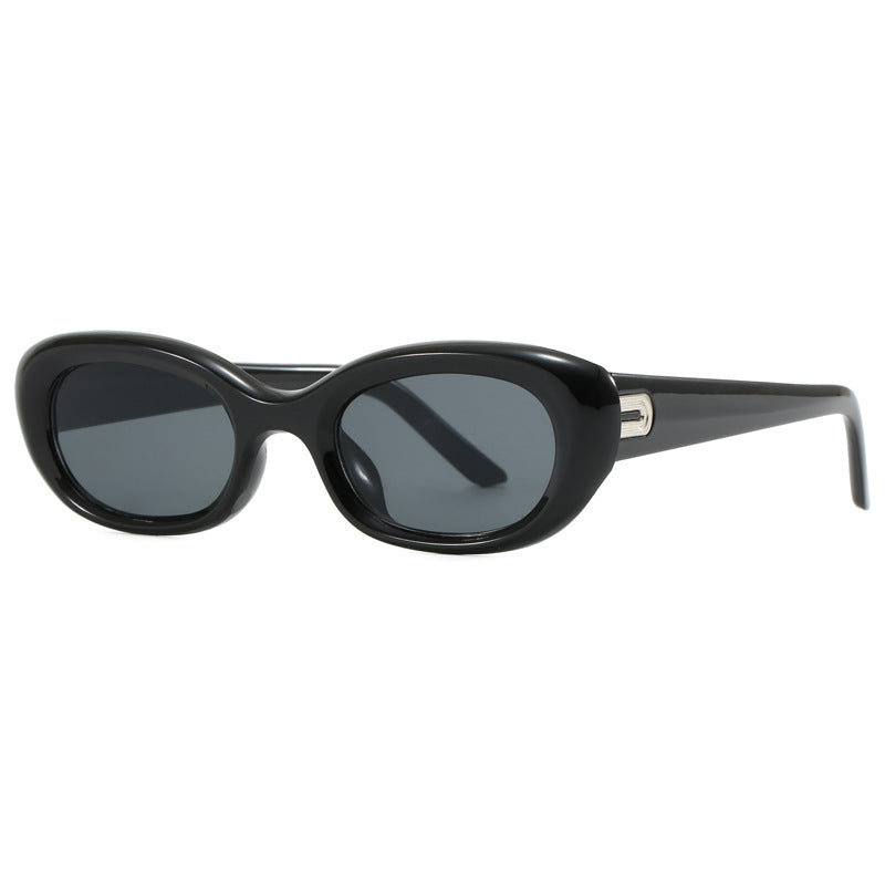Damen modische Sonnenbrille mit ovalem Design und UV-Schutz Brehn