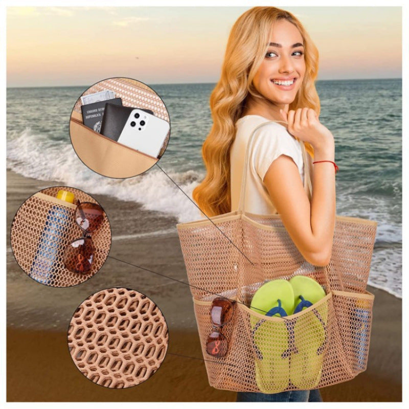 Praktische Netz-Strandtasche Brehn
