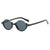 Damen runde Sonnenbrille mit elegantem Kunststoffrahmen Brehn