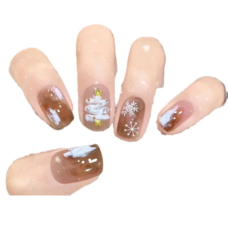 Spaß Charakter-Themen Press-On Nagelkunst Brehn