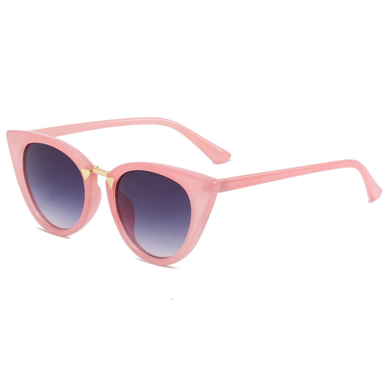 Damen Cat-Eye Sonnenbrille mit elegantem goldenen Detail Brehn
