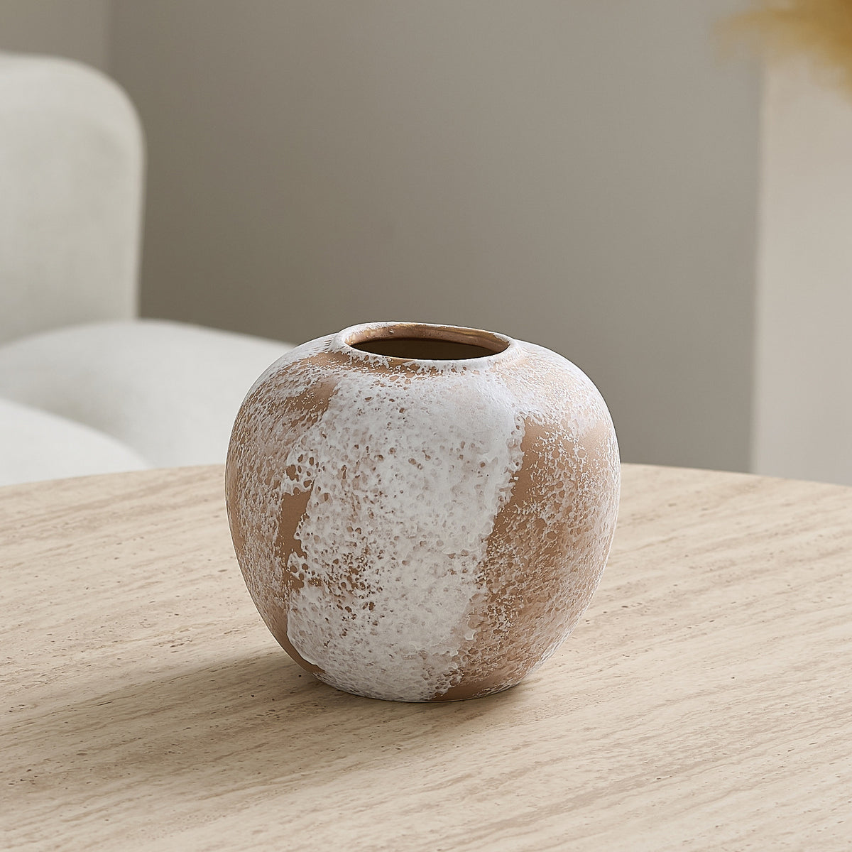 Elegante Keramikvase im skandinavischen Stil Brehn