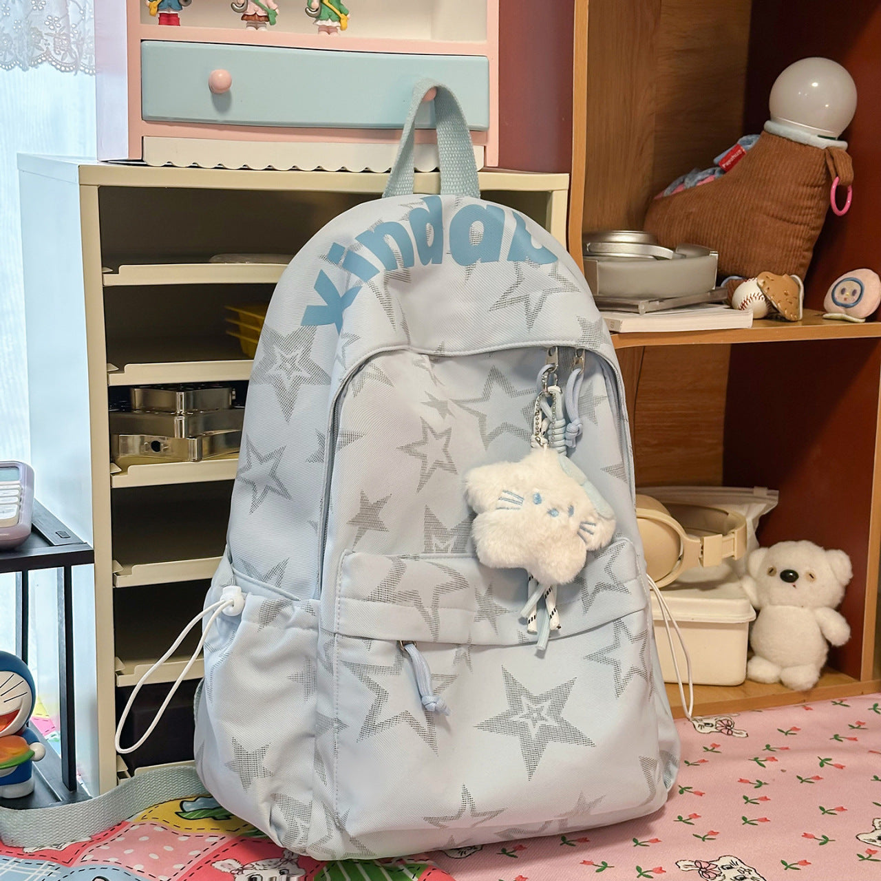 Sternen-Print Freizeit Rucksack