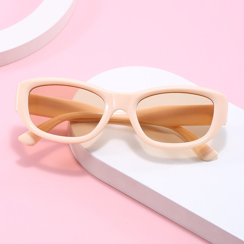 Damen modische Cat-Eye Sonnenbrille mit flexiblem Rahmen und UV-Schutz Brehn
