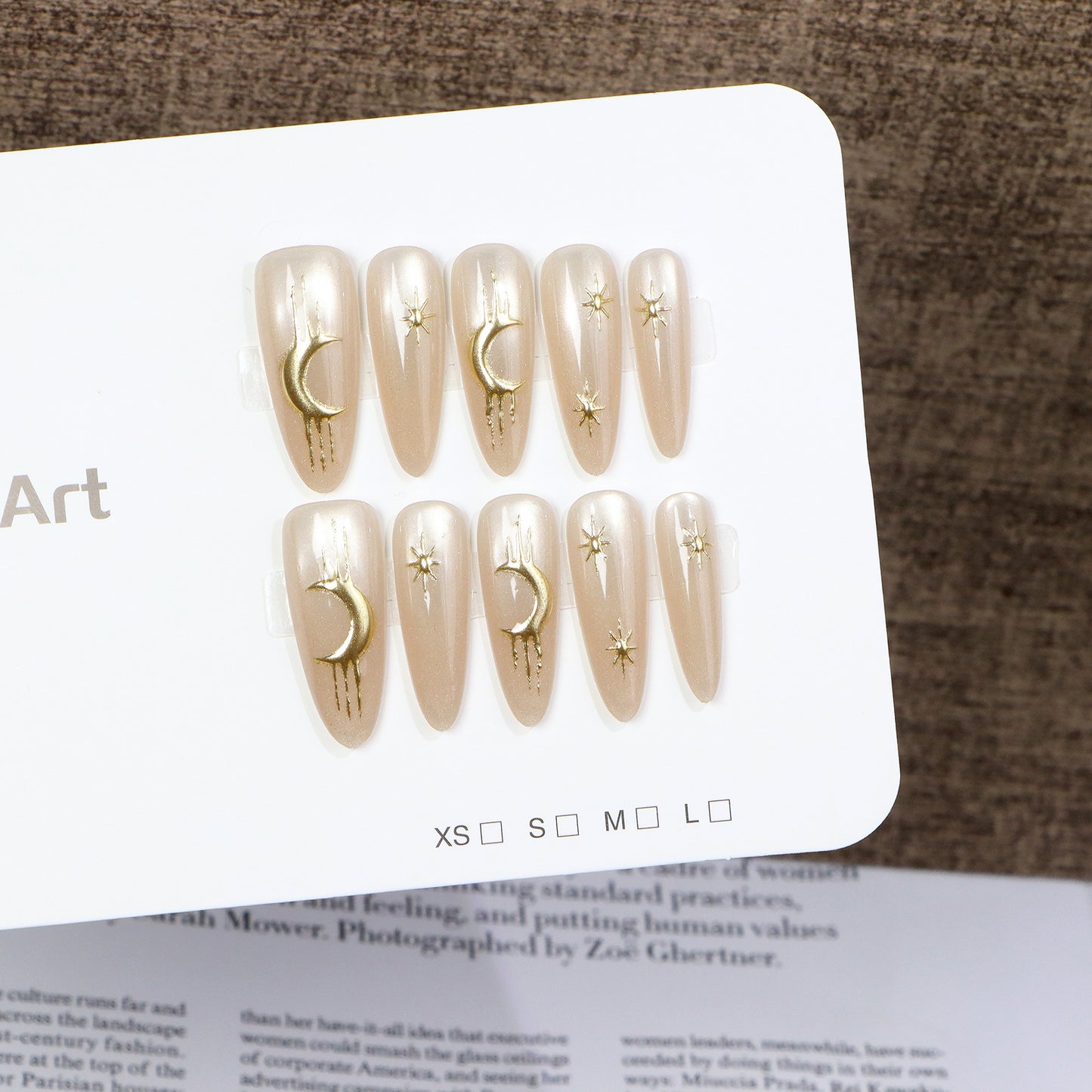 Himmels-Themen Press-On Nagelkunst Set Brehn