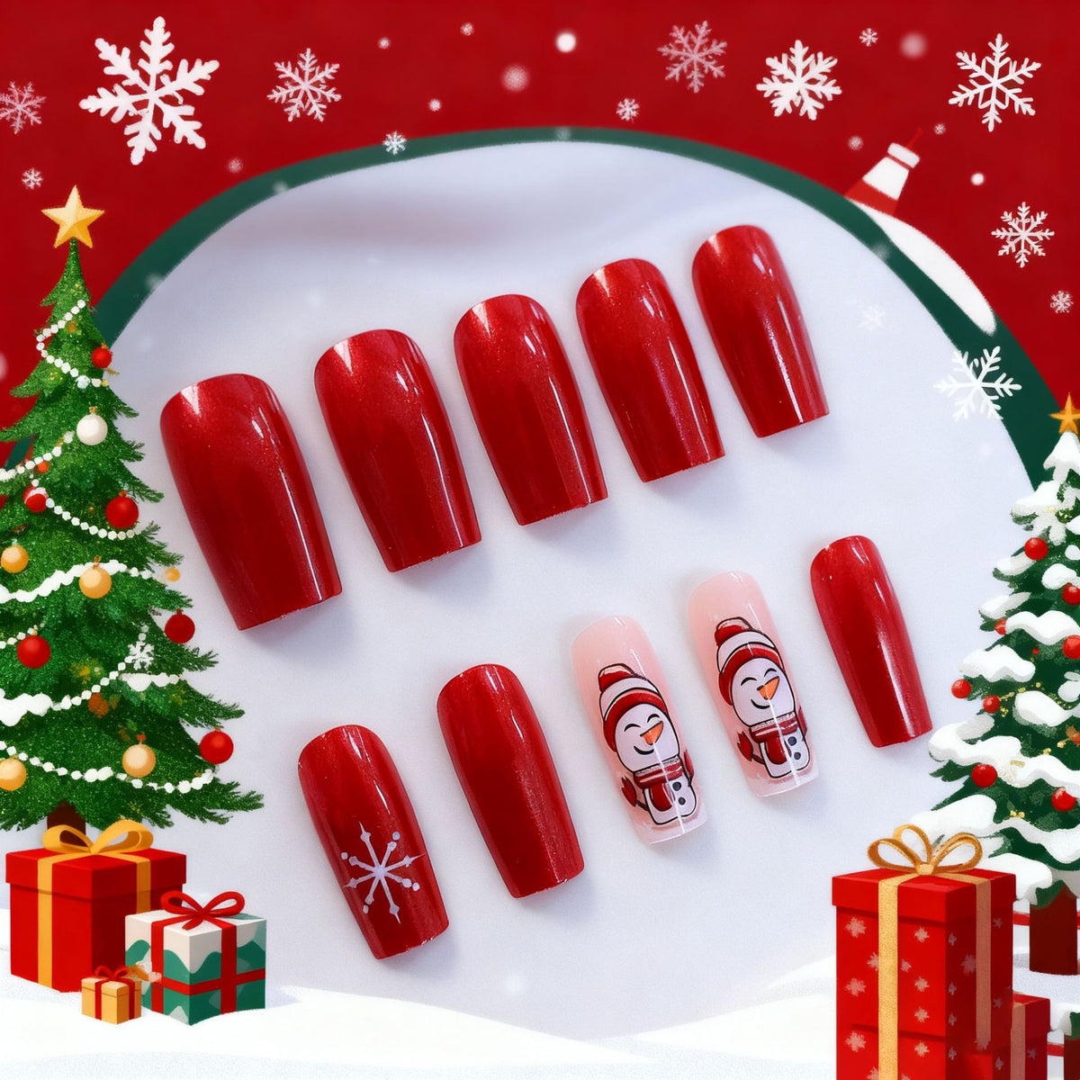 Winterurlaub Nagelkunst Set Brehn