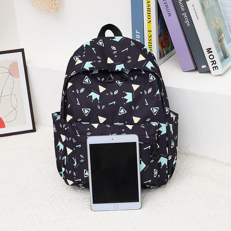 Stylischer Rucksack mit Separatem Lunchbehälter und Federmäppchen Brehn
