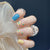 Blumen-Themen Press-On Nagelkunst Brehn