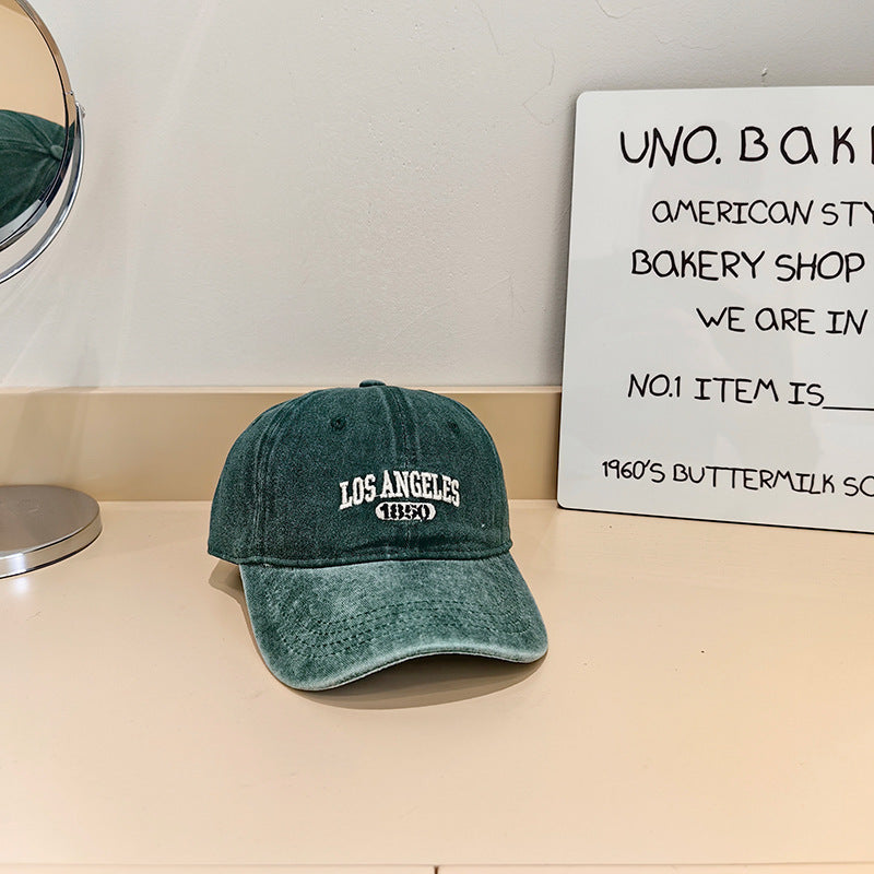 Damen Vintage-inspirierte Stoff Baseballmütze Brehn