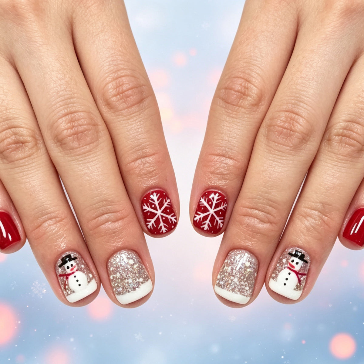 Festliches saisonales Nagelkunstset Brehn