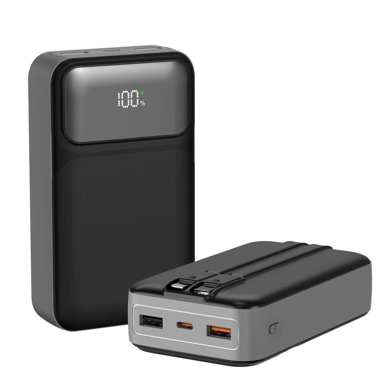 Powerbank mit Intelligenter Schnellladefunktion und Digitaler Anzeige Brehn