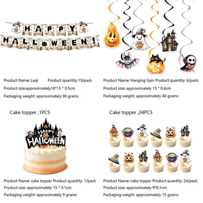 Papierservietten-Set mit Halloween-Motiven und detailreichem Druck für Partydekoration