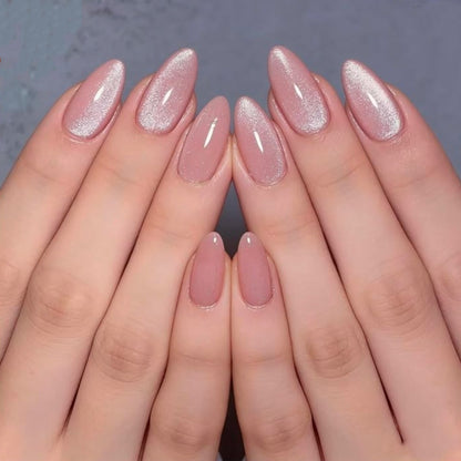 Glänzendes Stiletto Press-On Nagelset Brehn