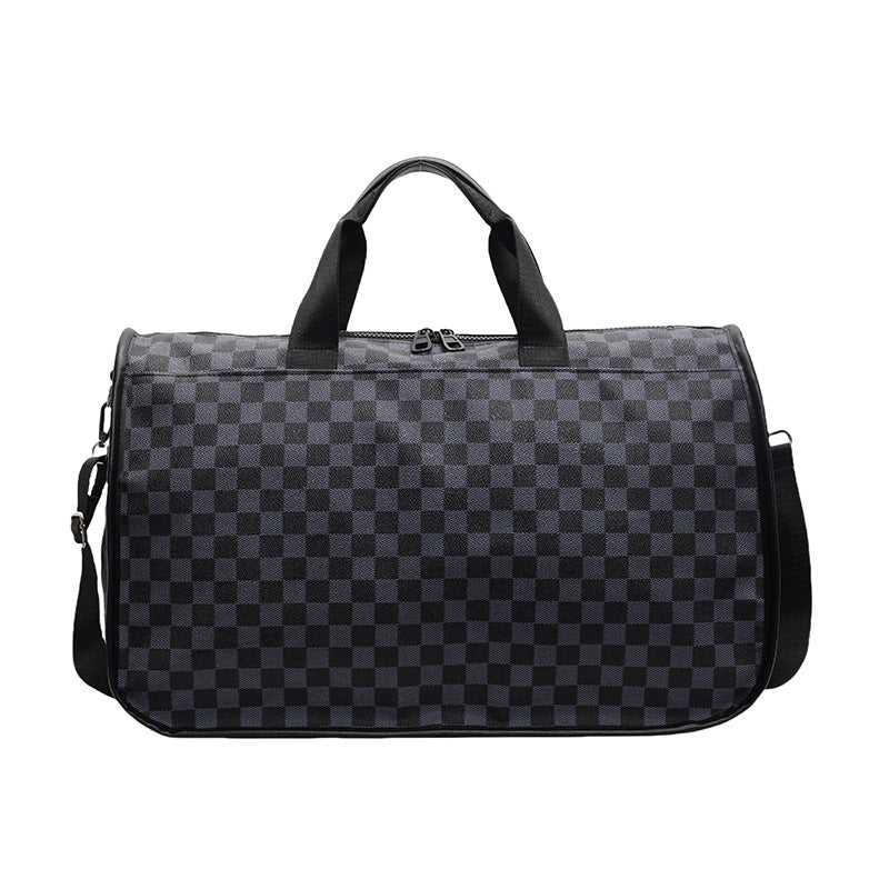 Stylische Schachbrett-Reise-Duffel-Tasche Brehn