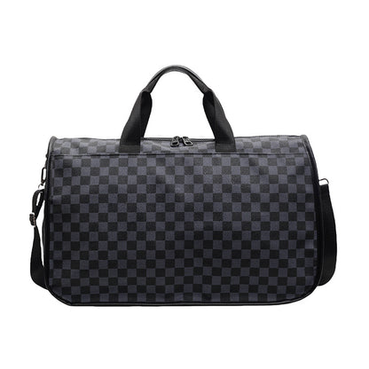 Stylische Schachbrett-Reise-Duffel-Tasche Brehn
