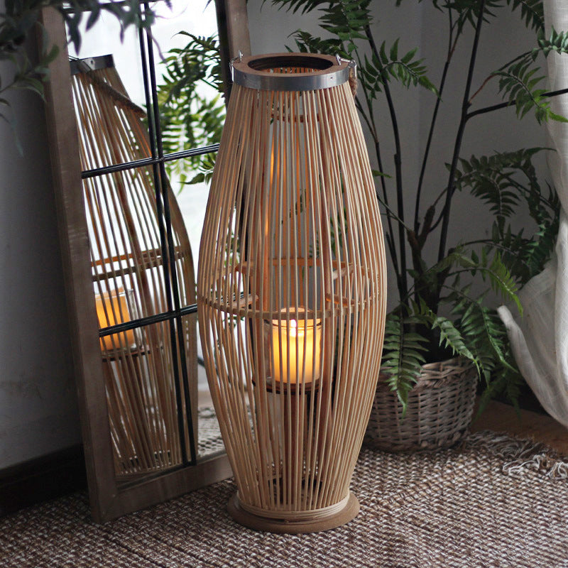 Elegante Rattan-Laterne Brehn