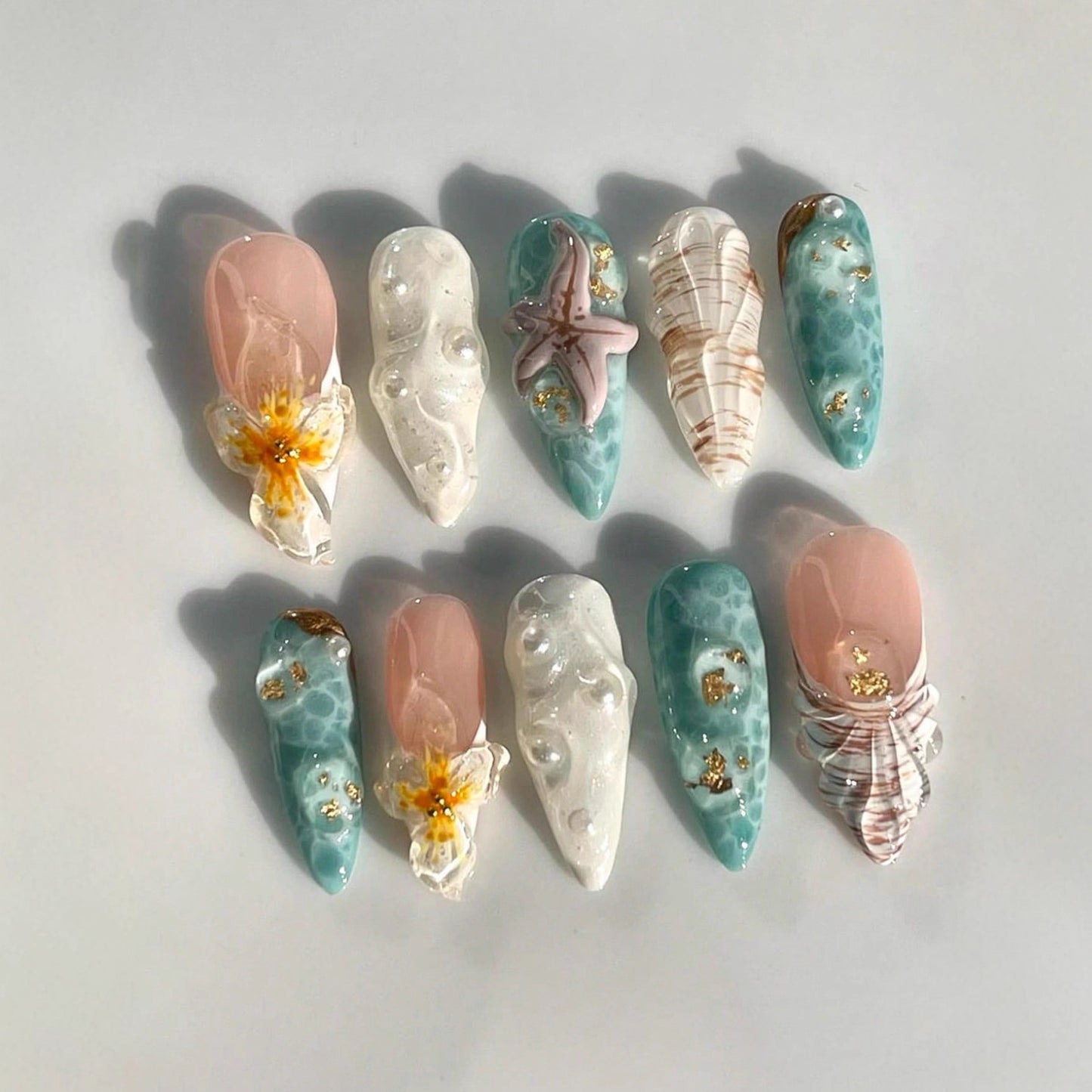 Künstlerisches 3D Nagelkunstset Brehn
