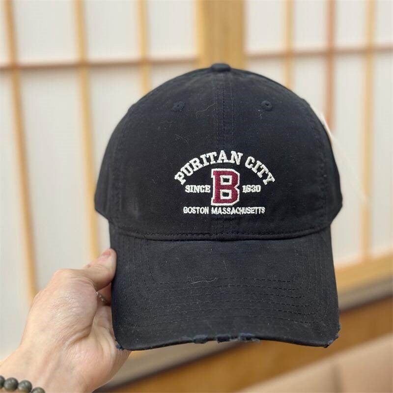 Vintage Damen Distrikt Bestickte Baseballmütze Brehn