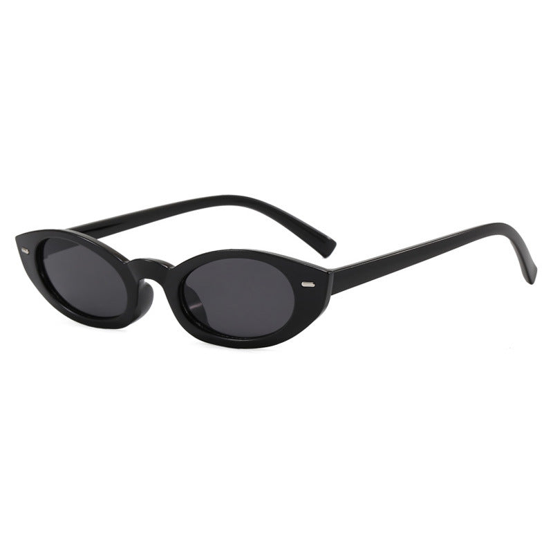 Damen Cat-Eye Sonnenbrille mit modernem transparentem Rahmen Brehn